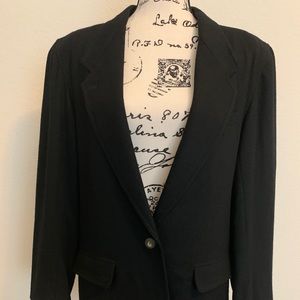 Women’s Black Wool Blazer/Coat